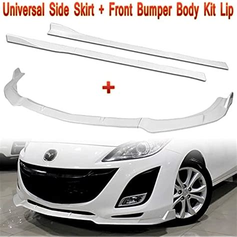 Buy Q1 Tech 9 Piece Front Bumper Body Kit Lip And Side Skirt Extensions