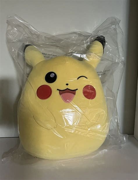 Squishmallow Winking Pikachu Pokemon Center Exclusive Nwt Plush