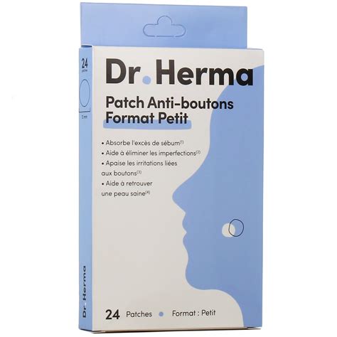 Dr Herma patch anti boutons Soin pour peau à imperfections