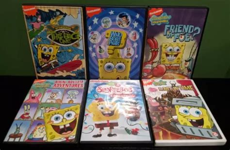 LOT DE DVD Bob l éponge SquarePants Lost In Time Friend Or Foe Big