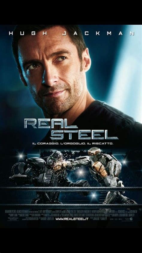 Pin By Mauretto Cruccas On Locandine Film Real Steel 2011 Movies Film