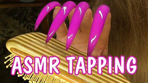 ASMR TAPPING NAIL TRIGGERS SOUND ACCORDING TO VARIOUS WOODEN ITEMS