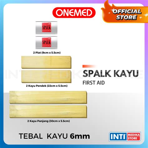 Jual Onemed Spalk Kayu Bidai Kayu Patah Tulang Penyangga Pembidaian Shopee Indonesia