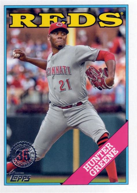 2023 Topps 1988 Topps Baseball 35th Anniversary Series One T88 49 Hunter Greene Trading