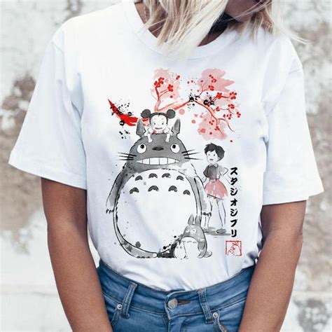 Buy Totoro T Shirt Fashion Tshirt Femme T Shirt Ulzzang Female Women