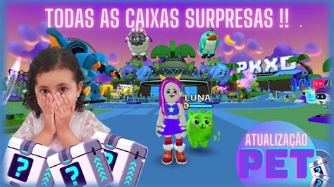 Todas as Caixas Surpresas Pkxd Atualização PET YouTube