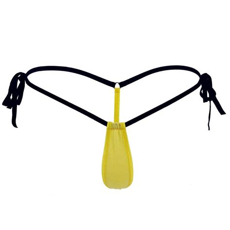 Hot Sexy Mini Micro Bikini Thongs Teardrop G Strings Tangas Cotton