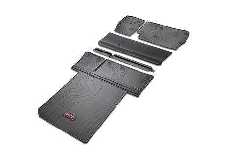 Jeep Wrangler Molded Cargo Tray Kit Provides Full Coverage Of