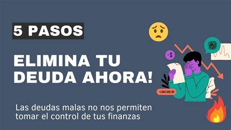 Como Eliminar Tu Deuda En 5 Pasos Finanzas Personales YouTube