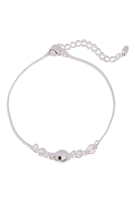 Ava Anklet Silver Fashion Nova Jewelry Fashion Nova