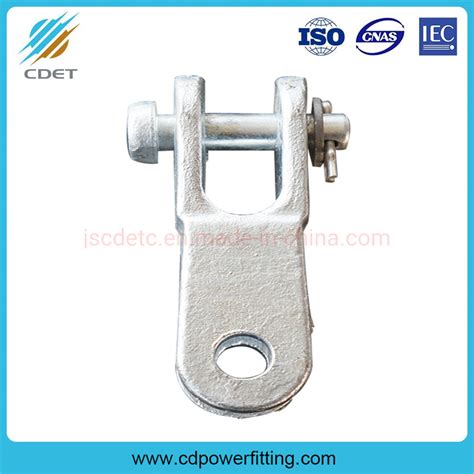 Power Fitting Hot DIP Galvanized Twisted Double Hanging Clevis Tongue Arnoldcable