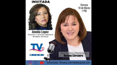 Tvrm Roxana Corcuera Dialoga Con Amelia Lopez Activista Comunitaria Y