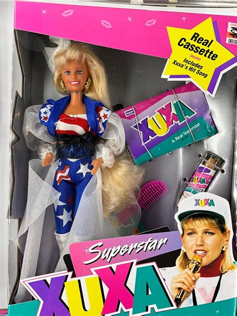 Brinquedo Xuxa - Lot - (5) Superstar Xuxa dolls by Rose Art. Each doll is different with ...