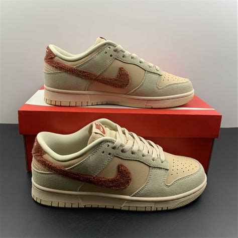 Nike Dunk Low Terry Swoosh Shimmer Mars Stone Sanddrift For Sale