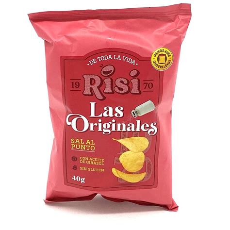 Patatas Originales Sal Al Punto 40 Gramos 18 Unidades Risi RISI