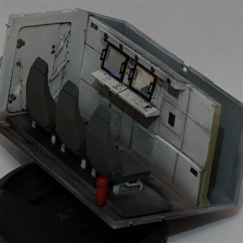 3D Printable Pantsir-S1 combat compartment interior by Emil