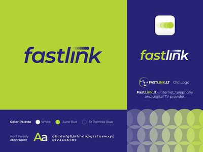 fast link logo design  gedas meskunas  dribbble