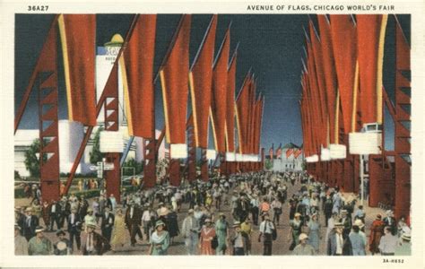 1934 Worlds Fair Century Of Progress Chicago History In Postcards