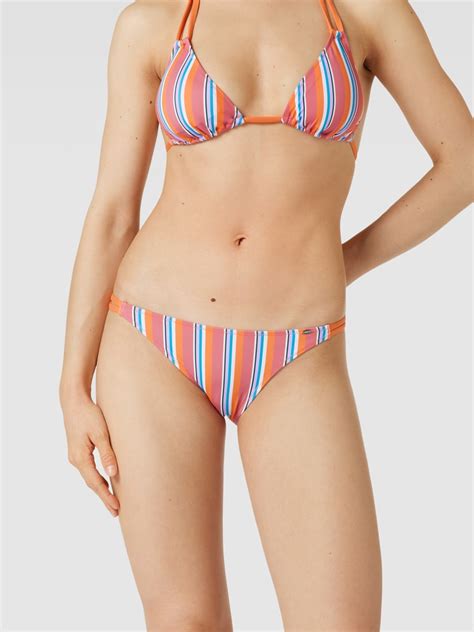 Skiny Bikini Set Mit Streifenmuster Modell Brasiliano Orange Online Kaufen