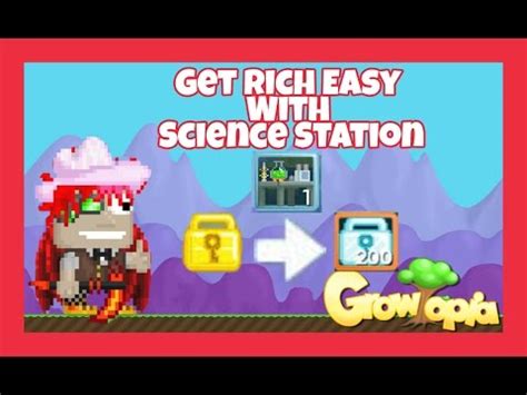 Growtopia Get Rich Easy With Science Station Giveaway Info Youtube