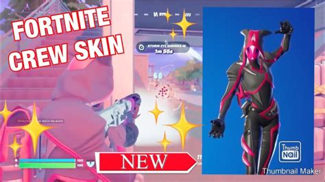 New Sayara Fortnite Crew Skin Gameplay Youtube