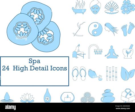 Spa Icon Set Stock Vector Image And Art Alamy