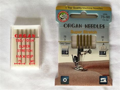 ORGAN NEEDLES 5PCS TOP QUALITY DOMESTIC SEWING MACHINE NEEDLES SUPER