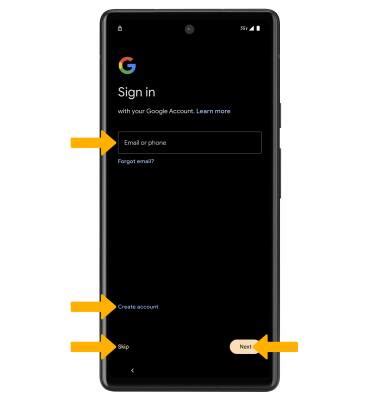 Google Pixel A Gx As Device Setup At T