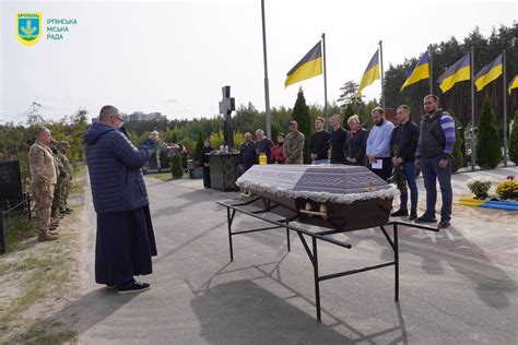 В Ірпені поховали воїна Спартака Яркіна, який вважався зниклим безвісти ...