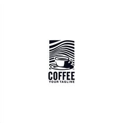 Coffee Espresso Logo Design Template Royalty Free Vector