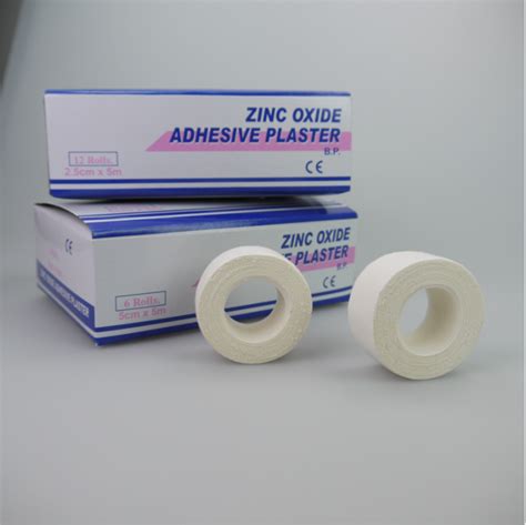 FDA Breathable Medical Plaster Tape Adhesive Zinc Oxide Plaster Tape