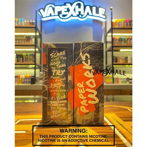 jual liquid freebase paper works ml shopee indonesia