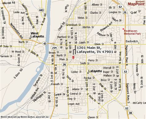 Lafayette Map