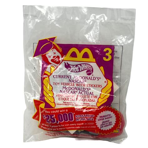 McDonalds Happy Meal Toy Current Nascar Vehible With Stickers #3 ...