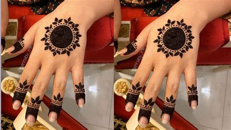 Gol Tikka Mehndi Designs