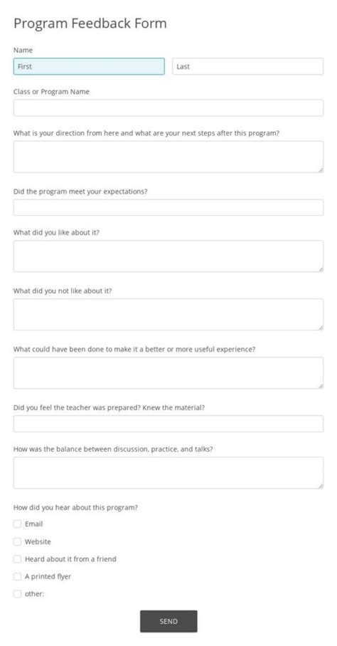 60+ Free Feedback Form Templates & Examples