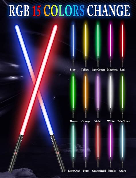 JvmuSaber Real Lightsaber Toys Fx Saber Dueling Force RGB