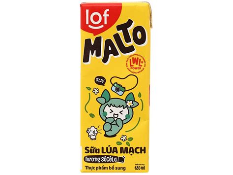 Sữa Lúa Mạch Lof Malto Hộp 180ml Hương Socola Suachobeyeuvn