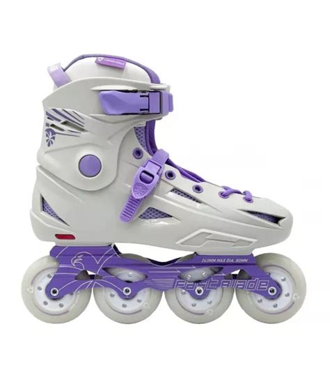 Patines En L Nea Freeskate Flying Eagle Fbs Fast Blade Blanco Morado