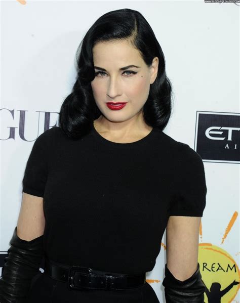 Dita Von Teese Beverly Hills Beautiful Babe Posing Hot Celebrity High