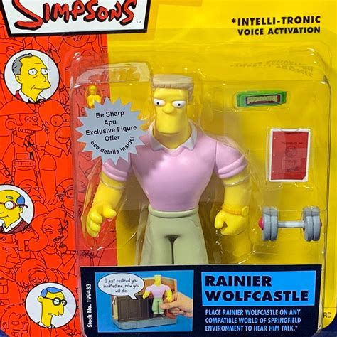 New Rainier Wolfcastle Simpsons Playmates Wos Series 11 Action