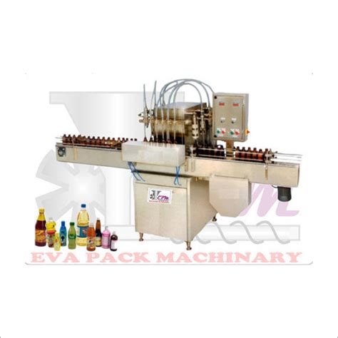 Automatic Four Head Liquid Filling Machine Application Beverage At