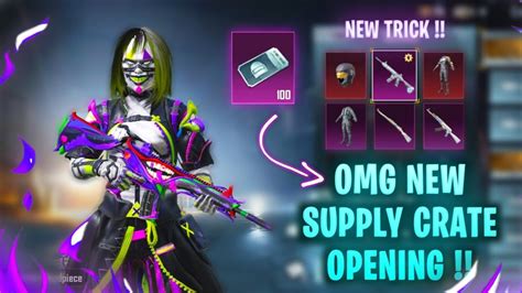 Omg New Supply Crate Opening Trick 😱 Get Free Mythic Set And M4 Glacier