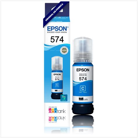 Refil Tinta Epson Fotogr Fico Ciano T Kabum