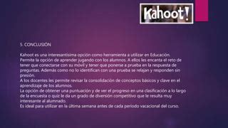 Kahoot Exprime Tus Herramientas Digitales Ppt