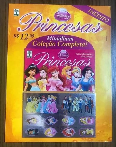 Mini Álbum De Figurinhas Completo Princesas Disney MercadoLivre