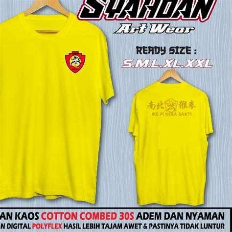 Jual Trend KAOS LOGO IKS PI KERA SAKTI GOLD HURUF KANJI KAOS