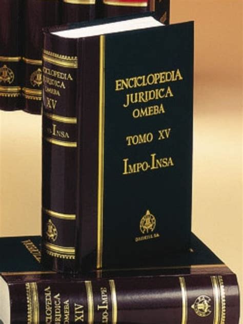 Enciclopedia Jur Dica Omeba Tomos Librer A Jur Dica Oni