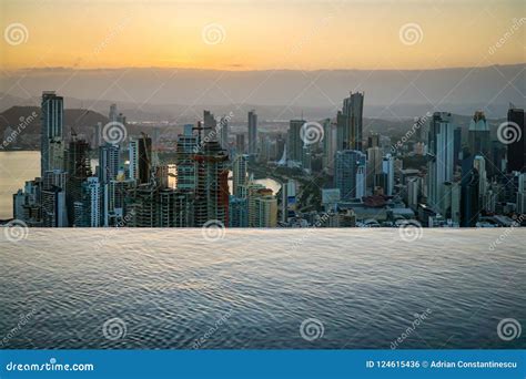 Panama City View from Trump Tower Editorial Photo - Image of pool, blue ...