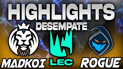 Mad Lions Koi Vs Rogue Desempate Highlights Lec Summer Season